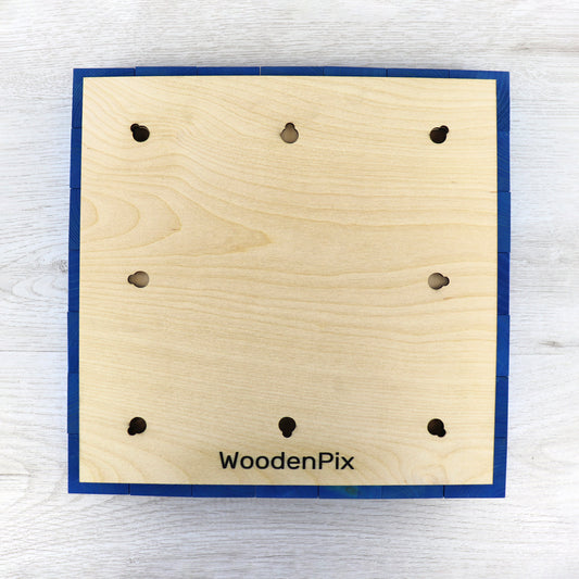 Single Color Wood Art "Pure Orange"