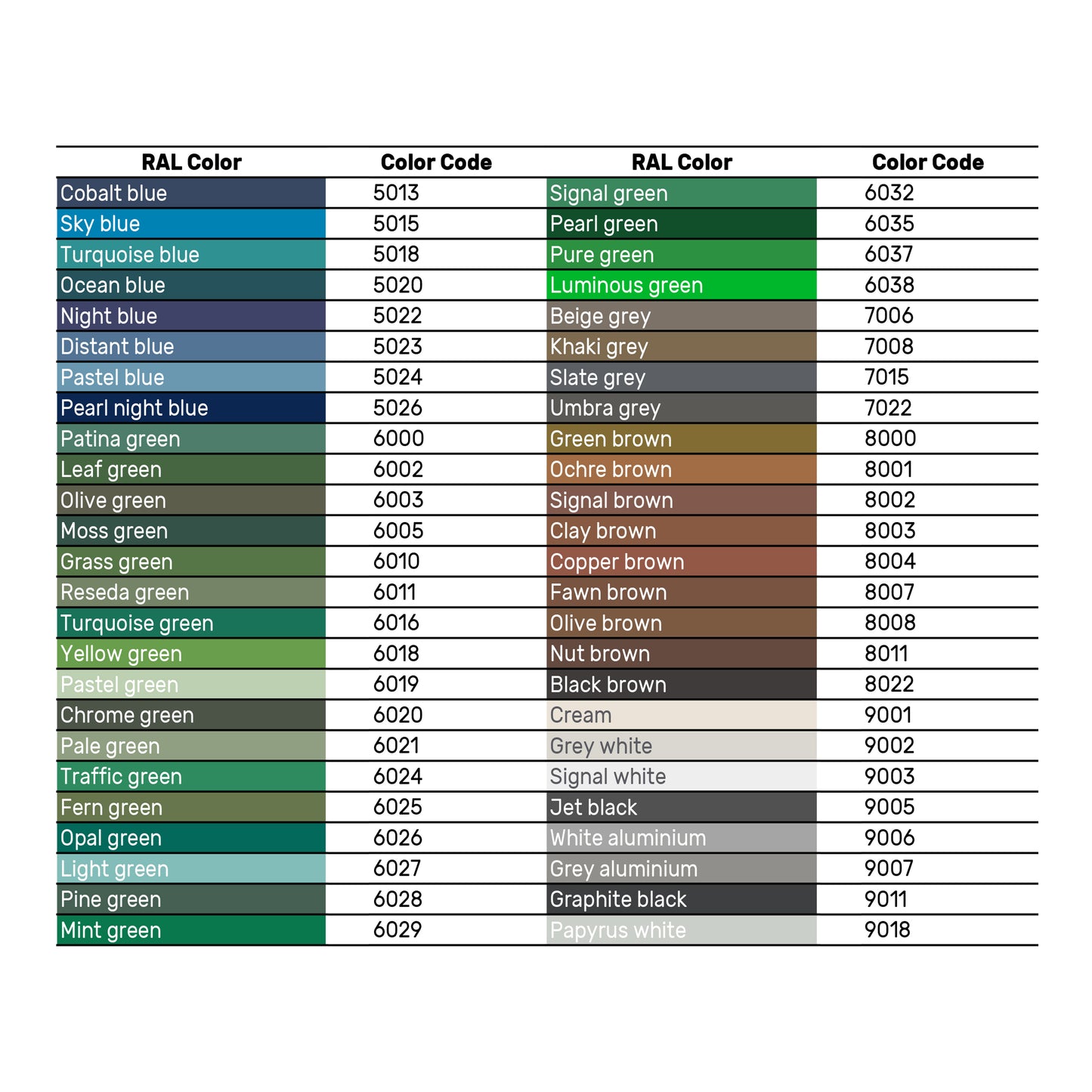 Color list-2.