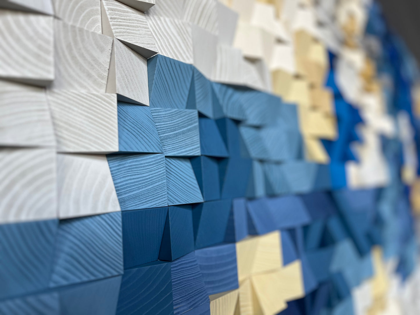 Wall Decor "Azure Whirl"