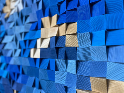 Wall Decor "Azure Whirl"