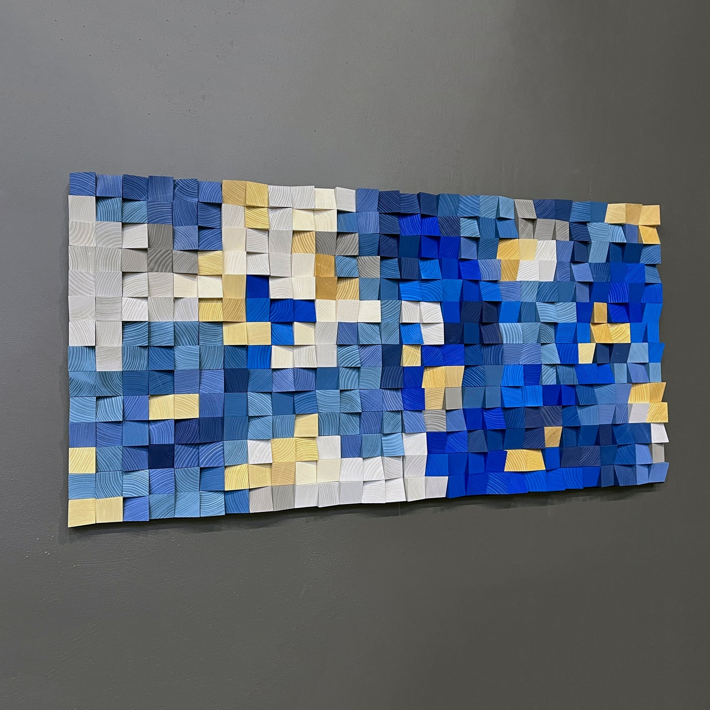 Wall Decor "Azure Whirl"