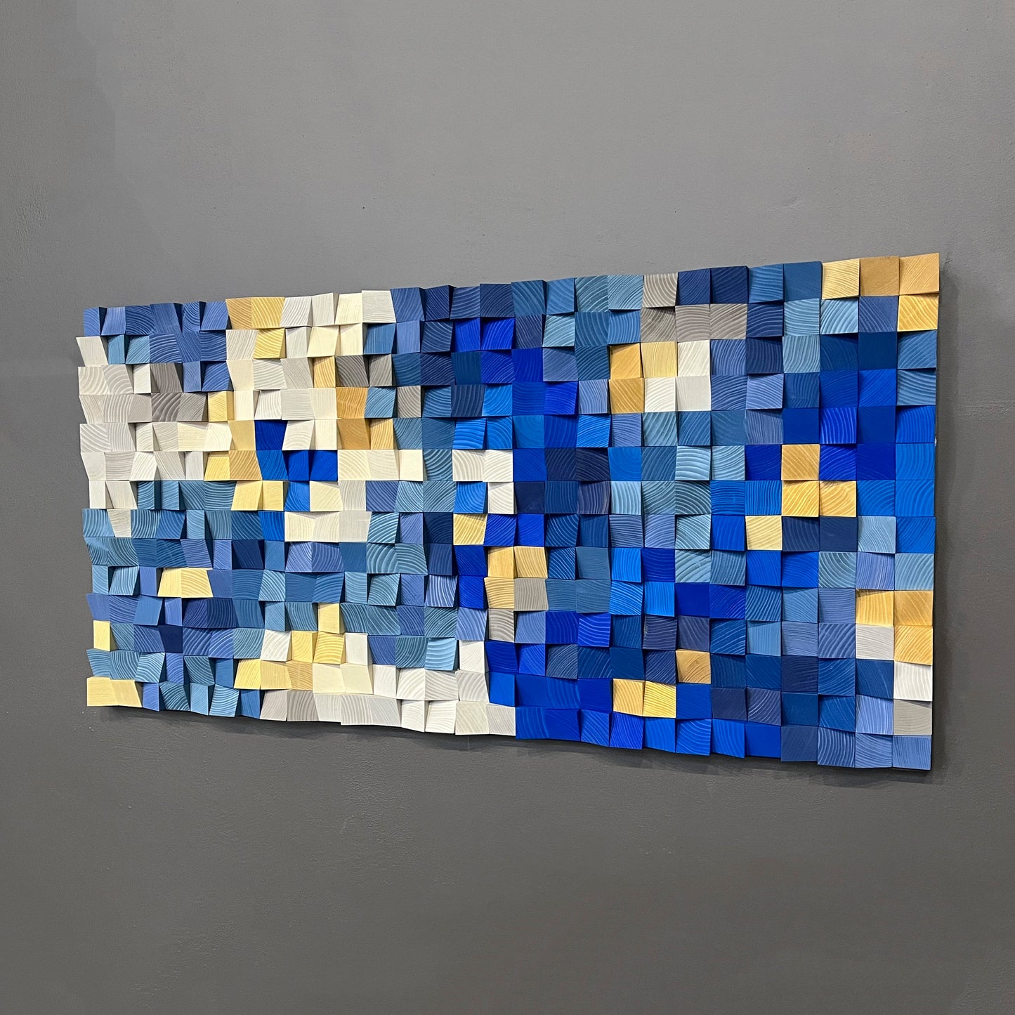 Wall Decor "Azure Whirl"