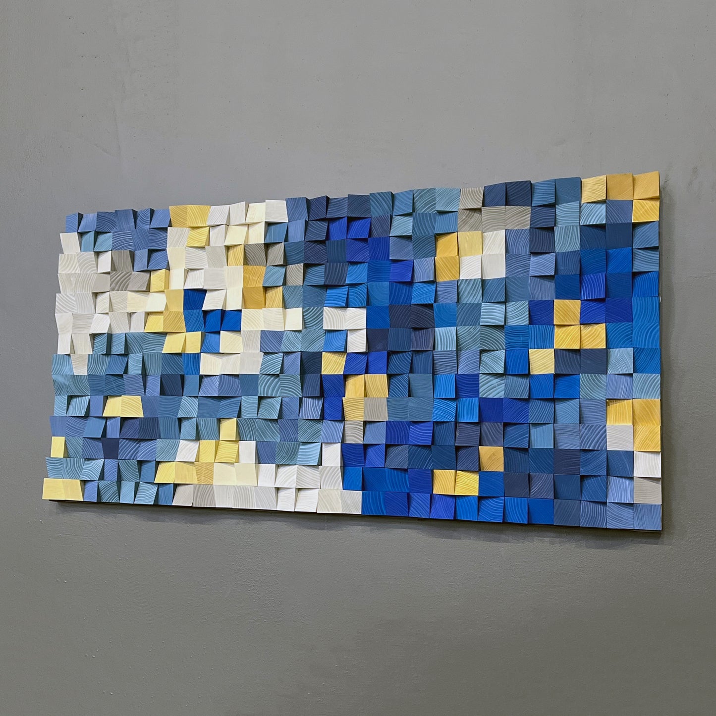 Wall Decor "Azure Whirl"