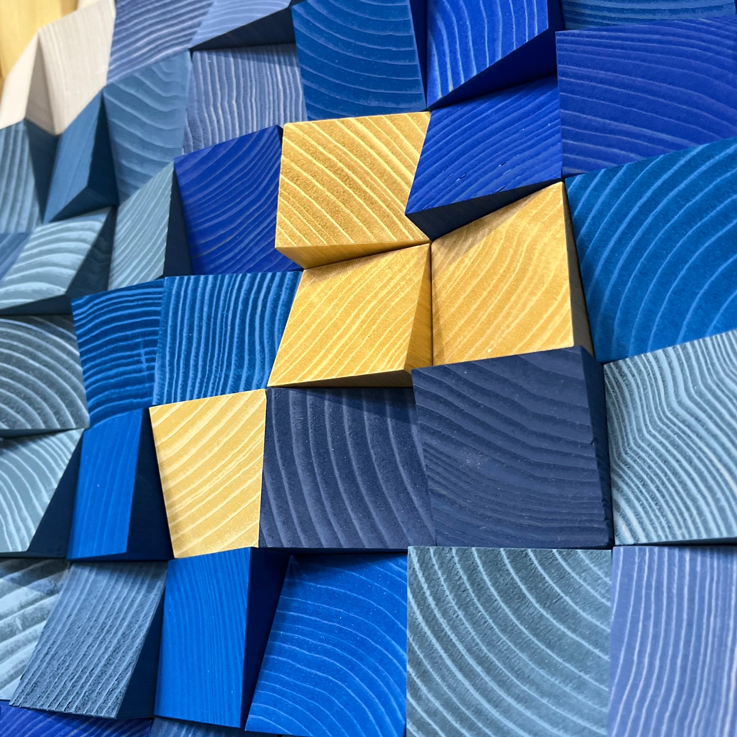 Wall Decor "Azure Whirl"