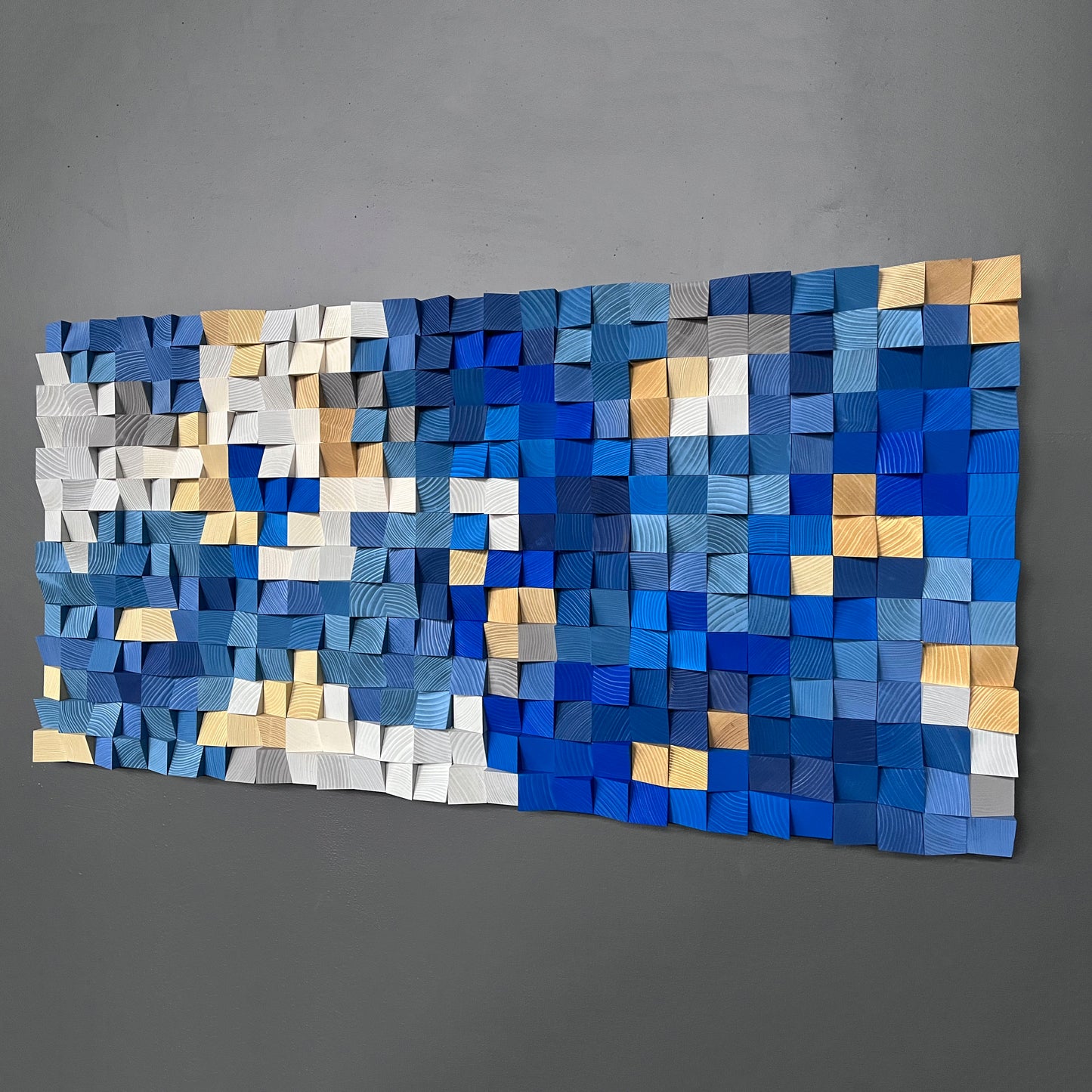 Wall Decor "Azure Whirl"