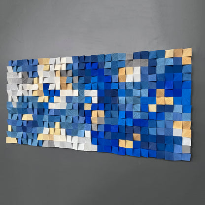 Wall Decor "Azure Whirl"