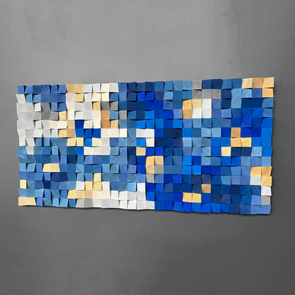 Wall Decor "Azure Whirl"