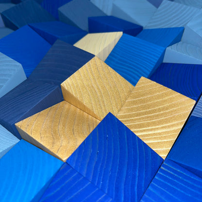 Wall Decor "Azure Whirl"