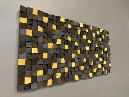 Wall Decor "Golden Stars At Night"