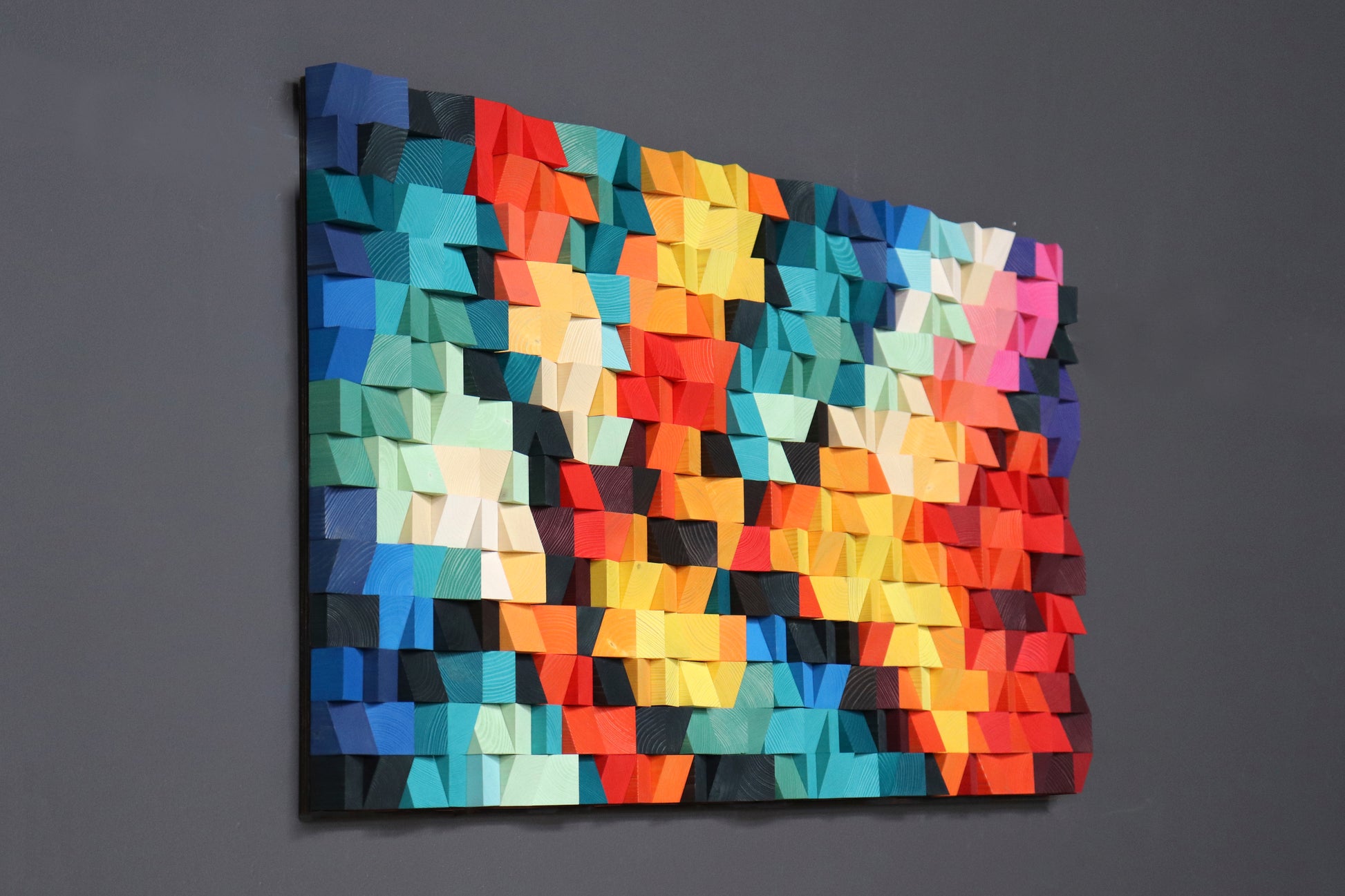 Modern 3D wooden wall decor blending design, craftsmanship, and acoustic balance.