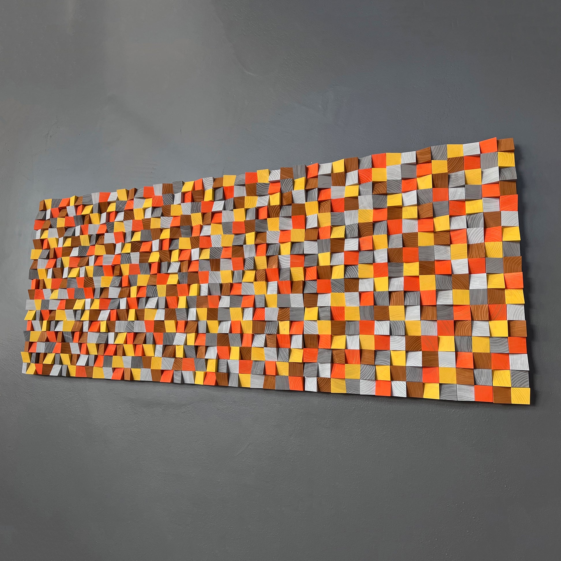 WoodenPix handmade acoustic wall art inspired by sunset light and natural textures.